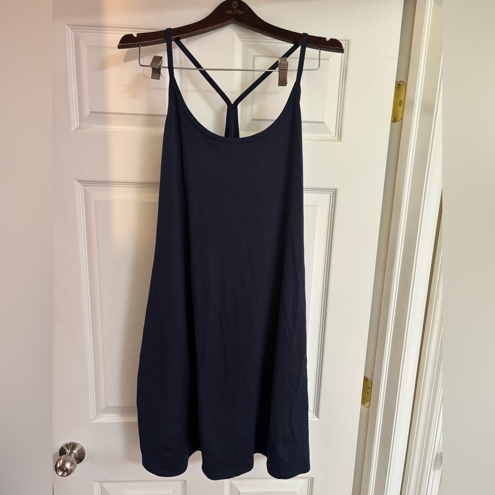 Quince Deep Blue Athletic Dress
